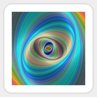 Hypnotic eye Sticker